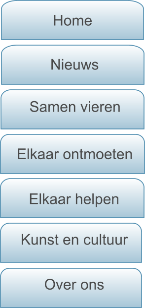 Home Nieuws Samen vieren Elkaar ontmoeten Elkaar helpen Kunst en cultuur Over ons